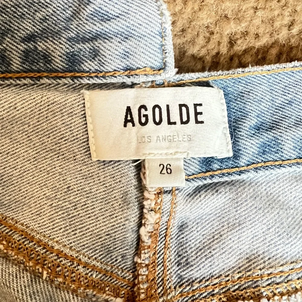 Agolde Crisscross Upsize High Waist Jeans
